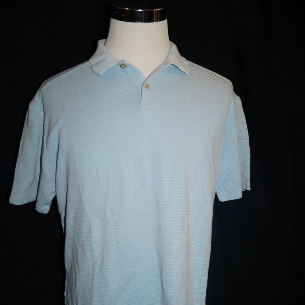 Tommy Bahama Hawaiian Polo Shirt Mens Silk Blend